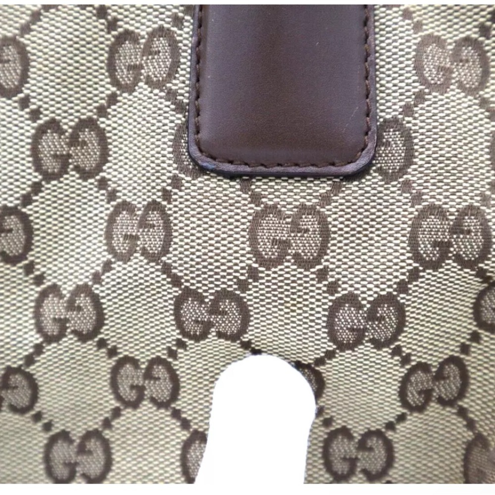GUCCI GG Canvas Hand Bag Beige 1119 Authentic in EUC STUNNING BAG - Picture 5 of 16